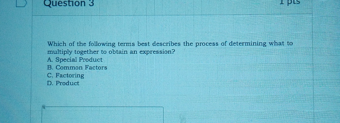 Which of the following terms best describes StudyX
