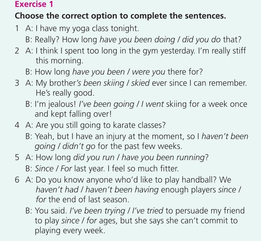 Exercise 1 Choose the correct option to | StudyX