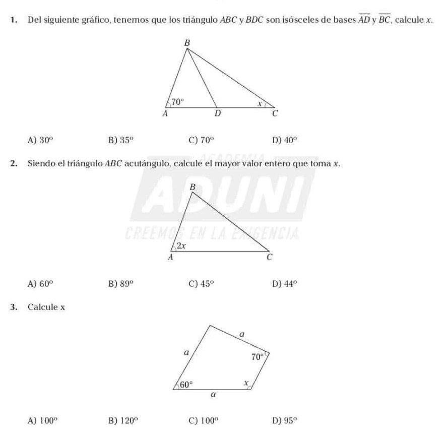 1. Del siguiente gráfico, tenemos que los | StudyX