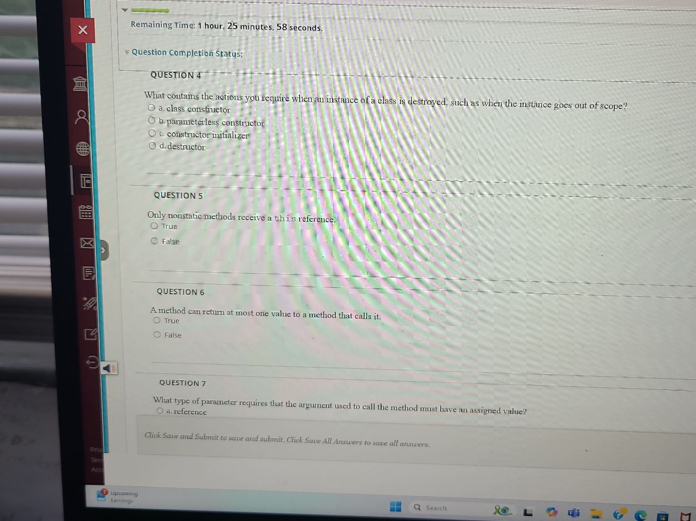 What type of parameter requires that the | StudyX