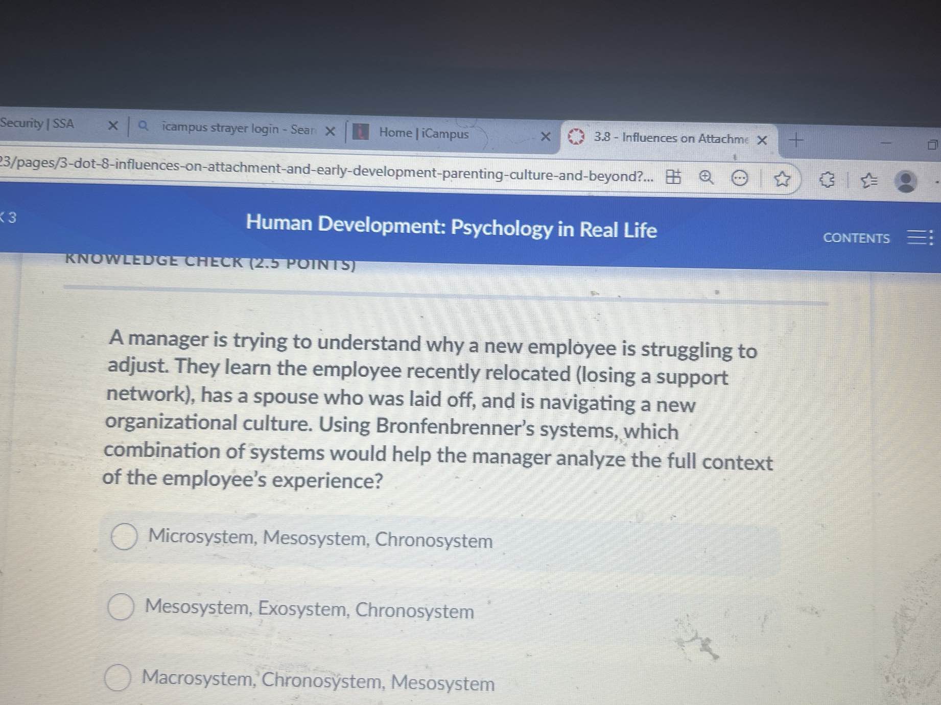 A manager is trying to understand why a new