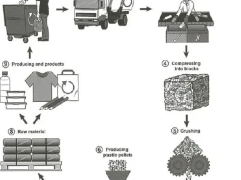 Process Flow Recycle Line The image displays a 9-step process flow | StudyX