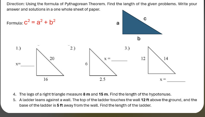5. A ladder leans against a wall. The top of | StudyX