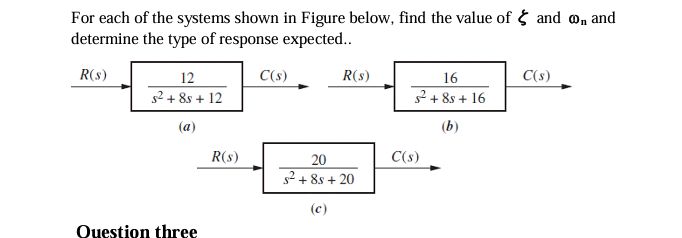 For each of the systems shown in Figure | StudyX
