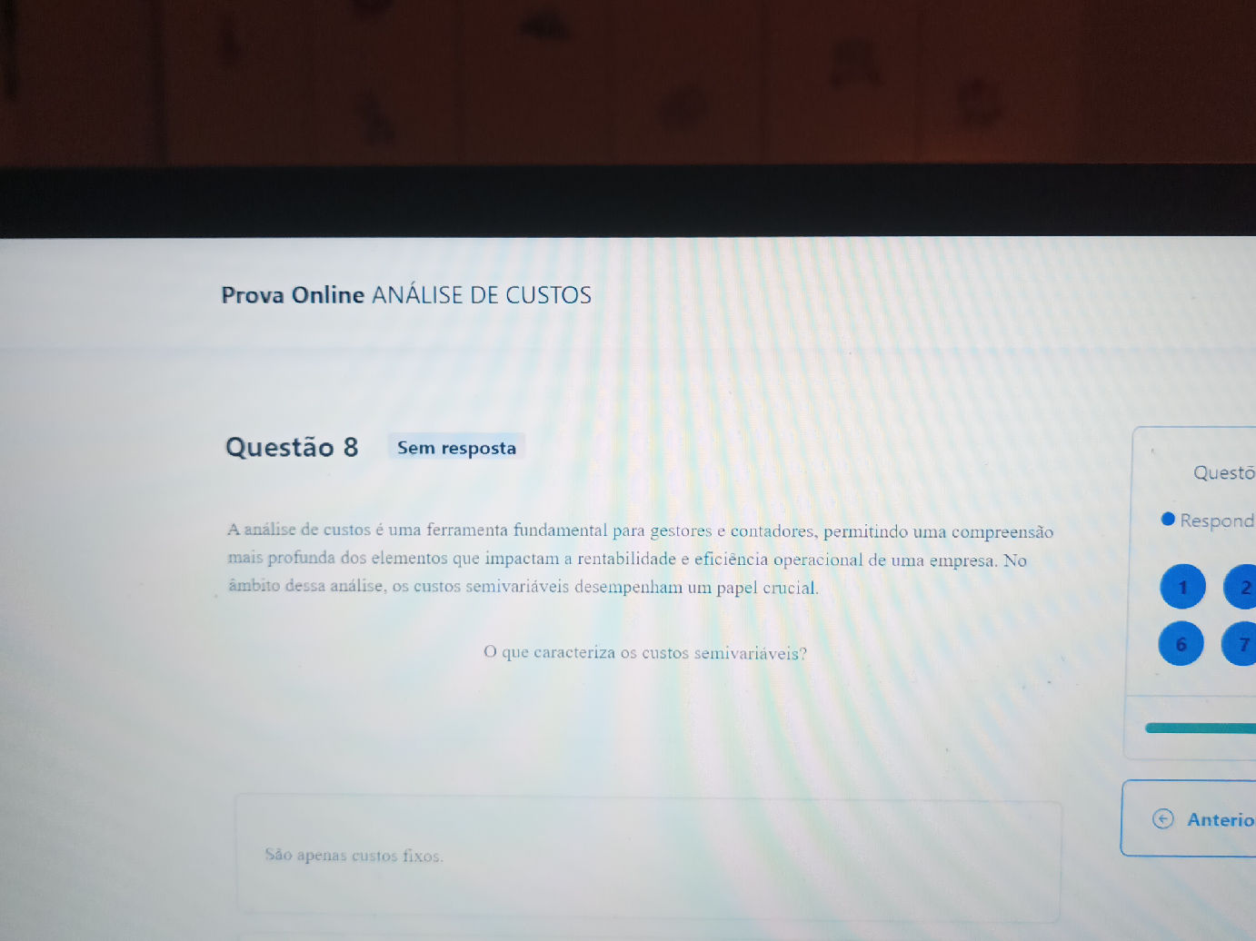 A análise de custos é uma ferramenta | StudyX