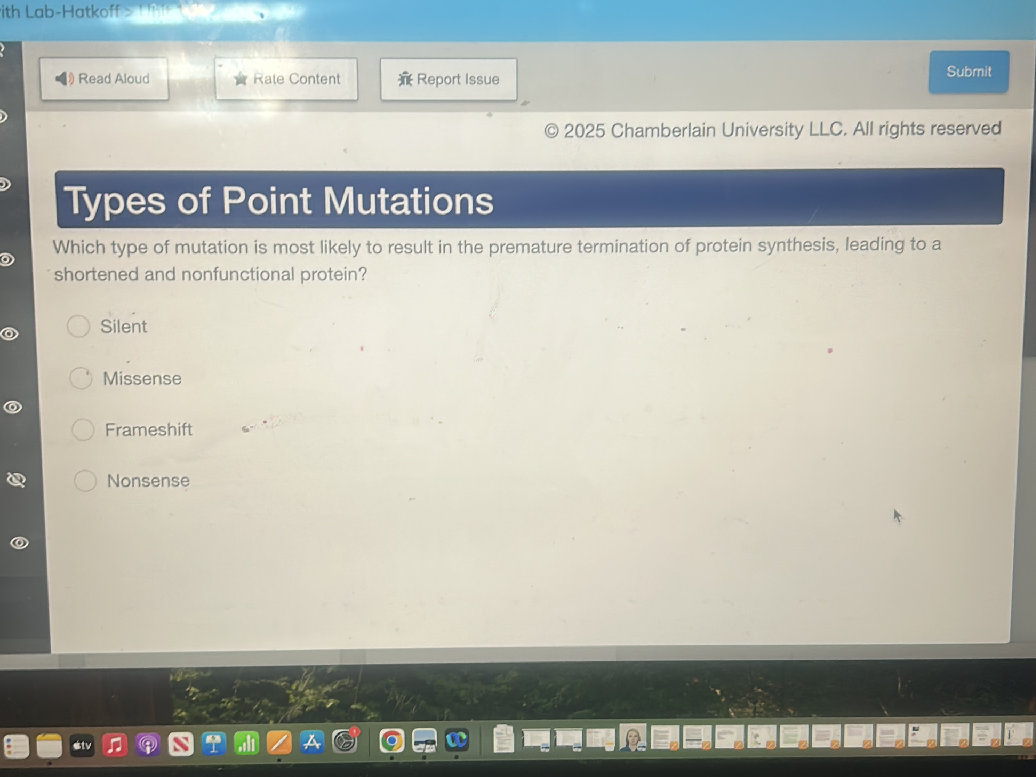 Types of Point Mutations Which type of | StudyX
