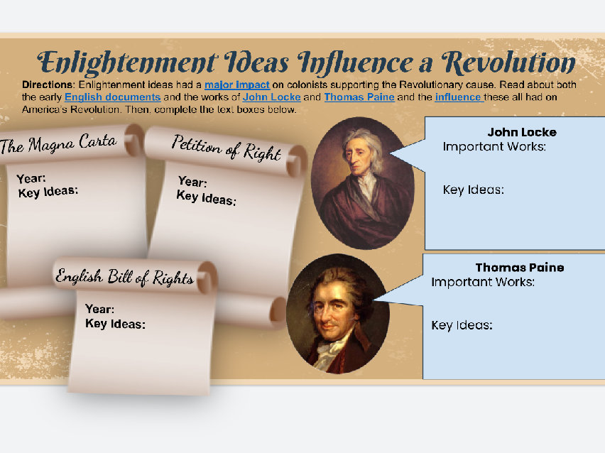 Directions: Enlightenment ideas had a major | StudyX