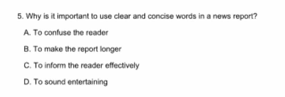 Why is it important to use clear and concise | StudyX