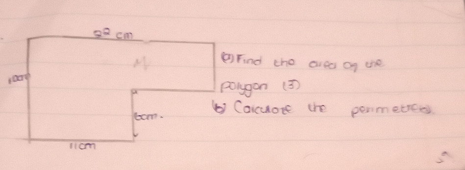 The image shows an L-shaped polygon with the | StudyX