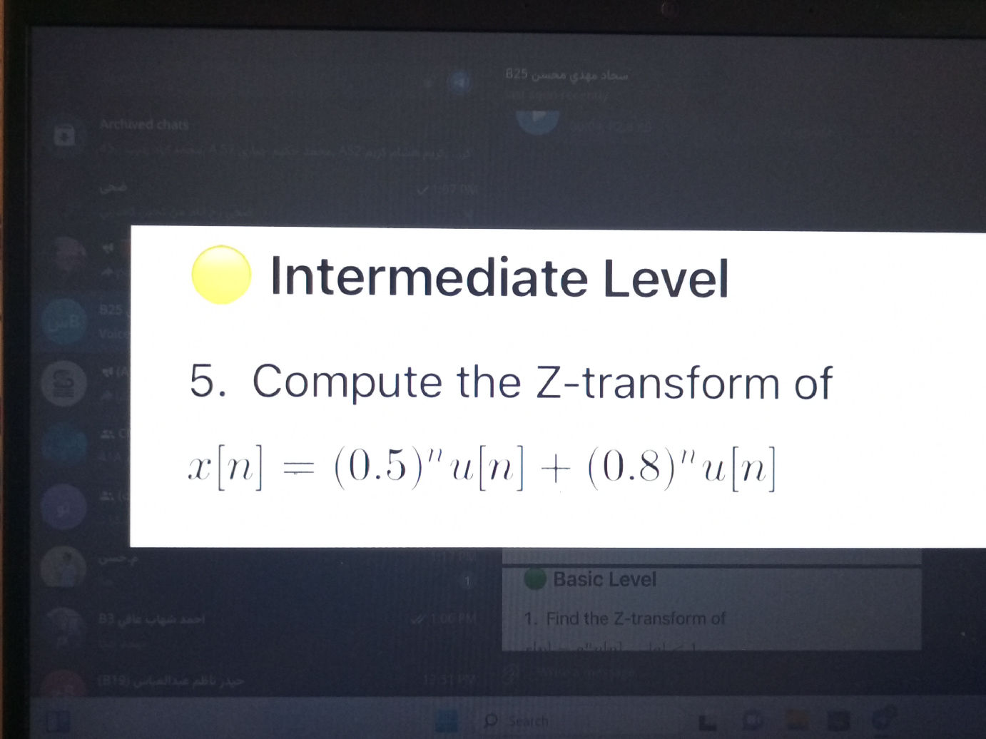 Intermediate Level 5. Compute the | StudyX