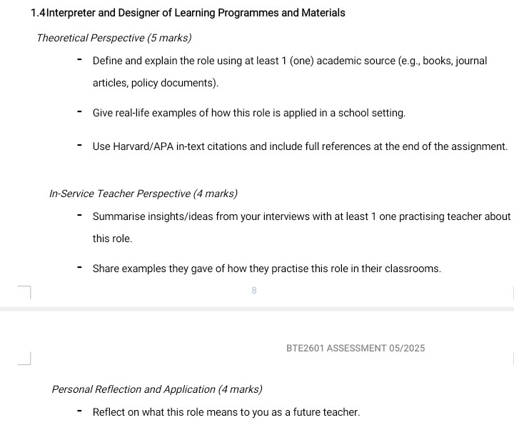 Interpreter and Designer of Learning | StudyX