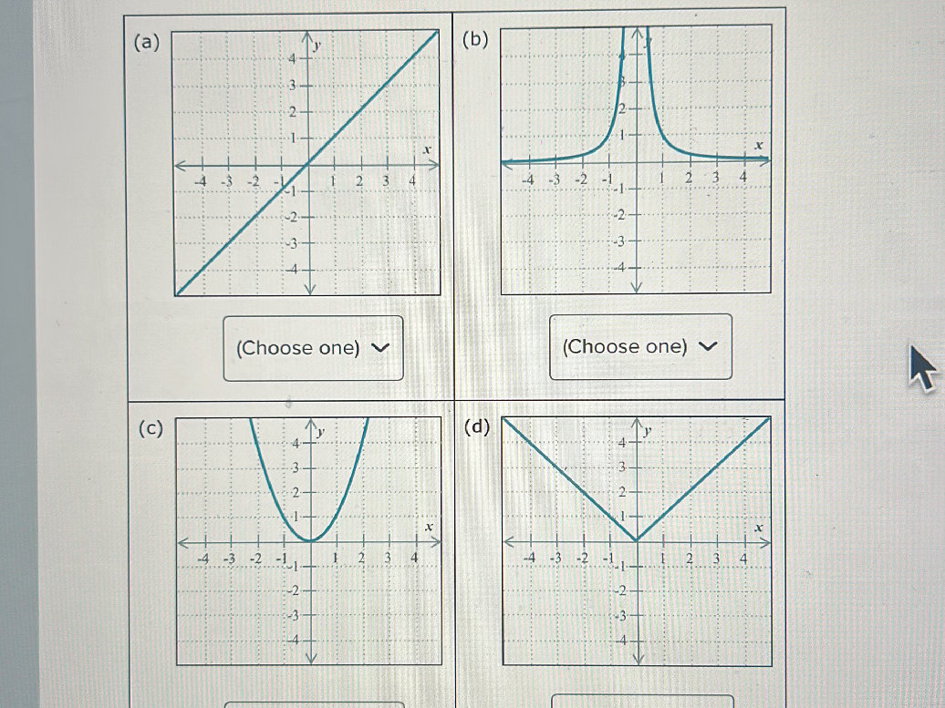 Identify the type of function represented by | StudyX