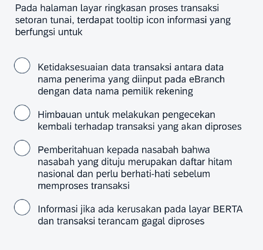 Layar Informasi Pada halaman layar ringkasan proses | StudyX