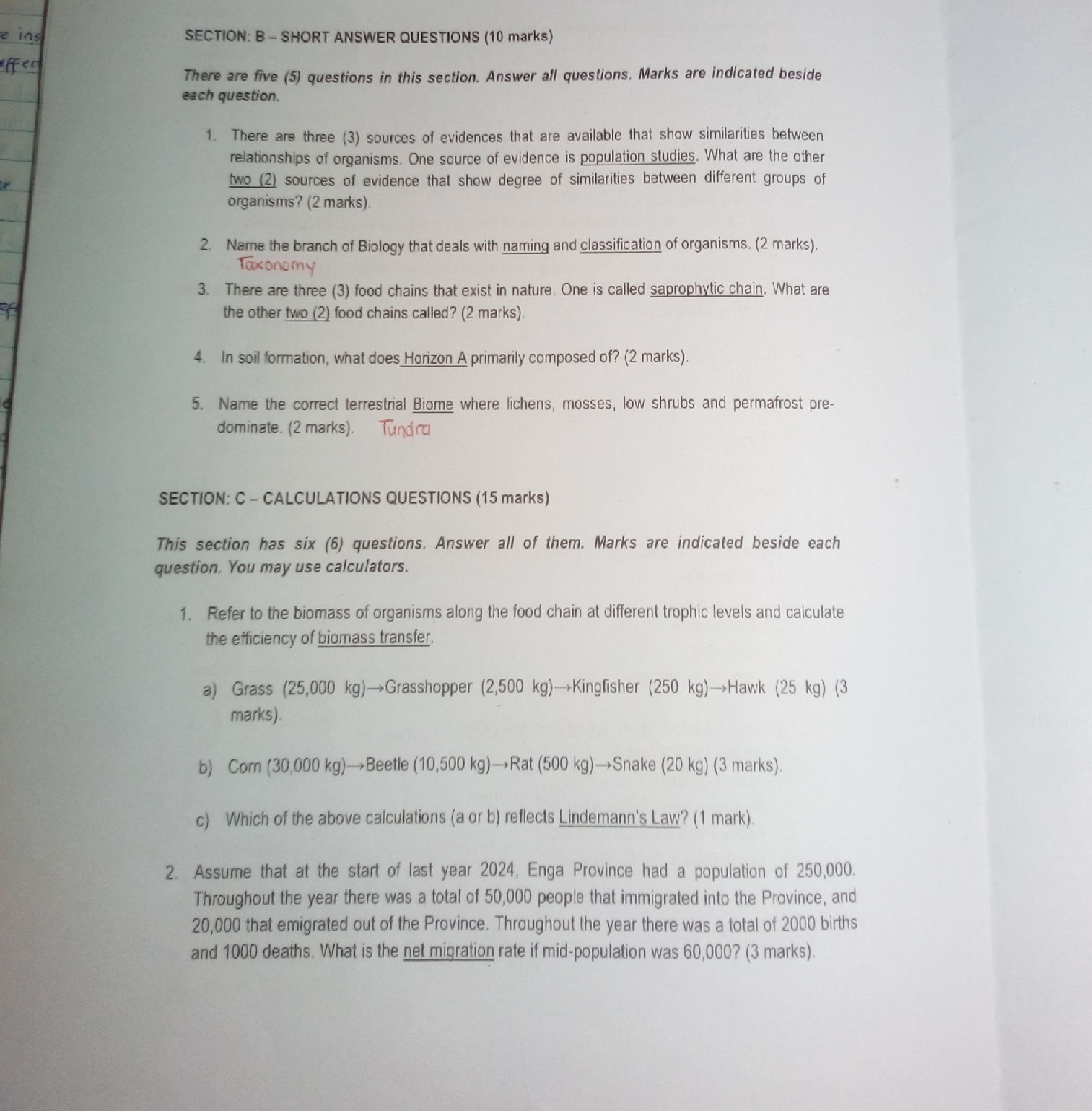 There are three (3) sources of evidences | StudyX