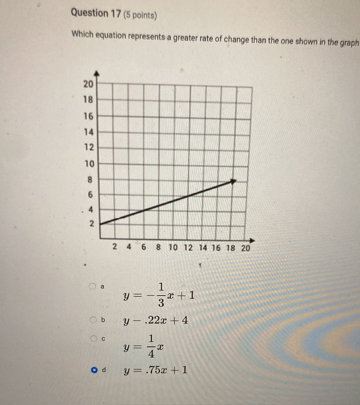 Which equation represents a greater rate of | StudyX