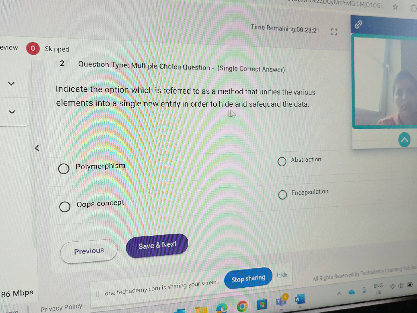 Indicate the option which is referred to as | StudyX