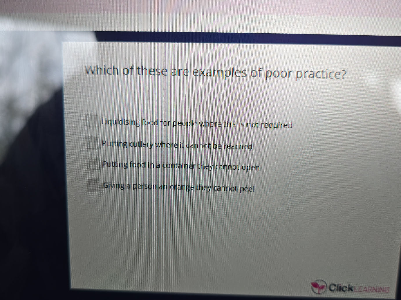Super Poor Example Which of these are examples of poor | StudyX