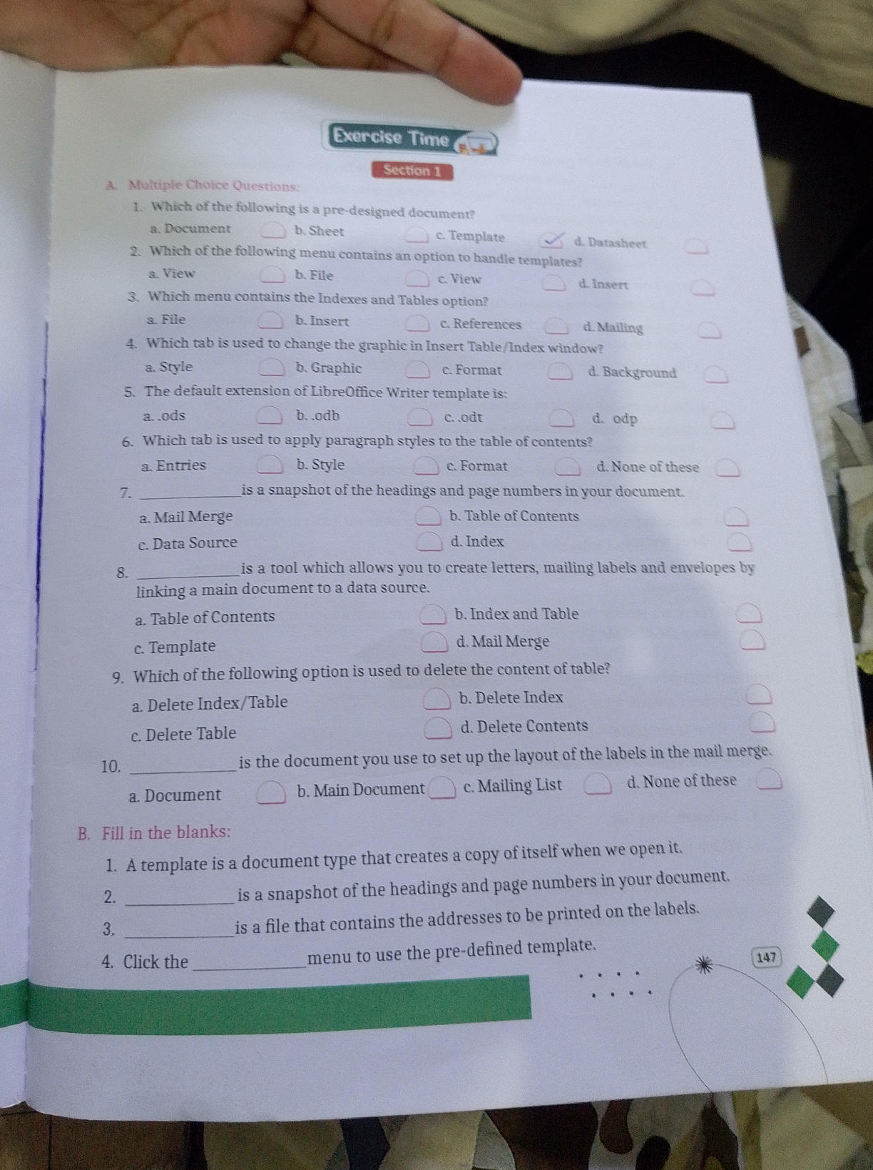 A. Multiple Choice Questions: 1. Which of | StudyX