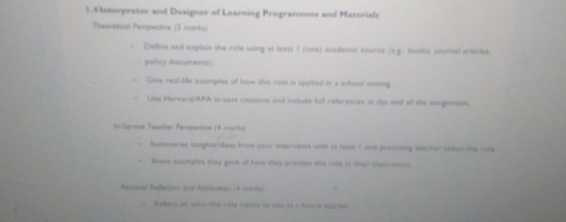 1. As Interpreter and Designer of Learning | StudyX