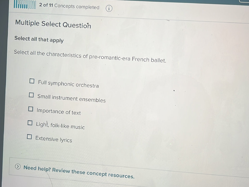 Multiple Select Question Select all that | StudyX