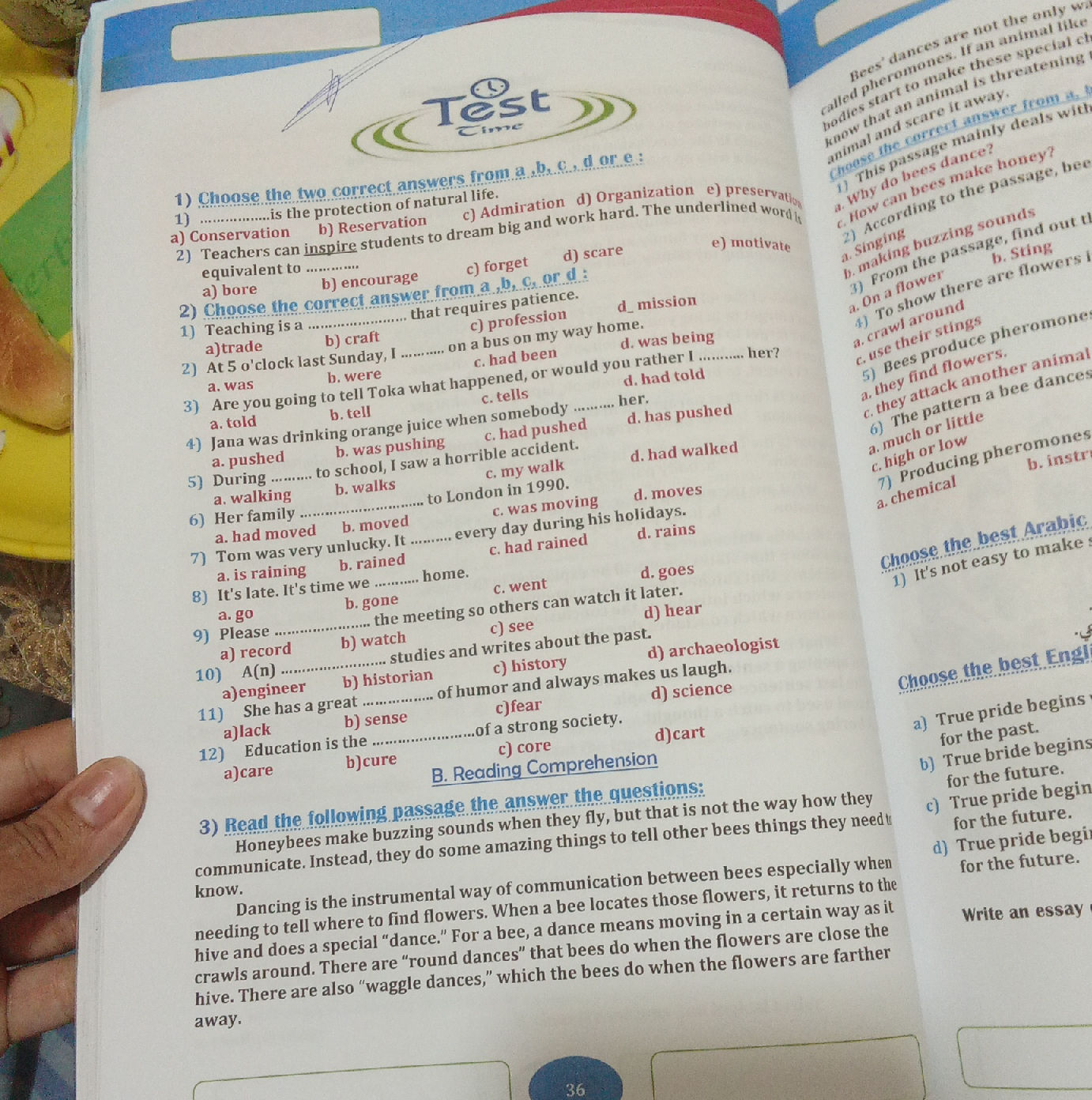 1) Choose the two correct answers from | StudyX