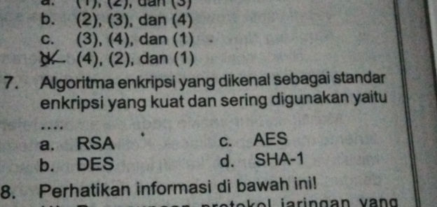7 Algoritma enkripsi yang dikenal sebagai | StudyX