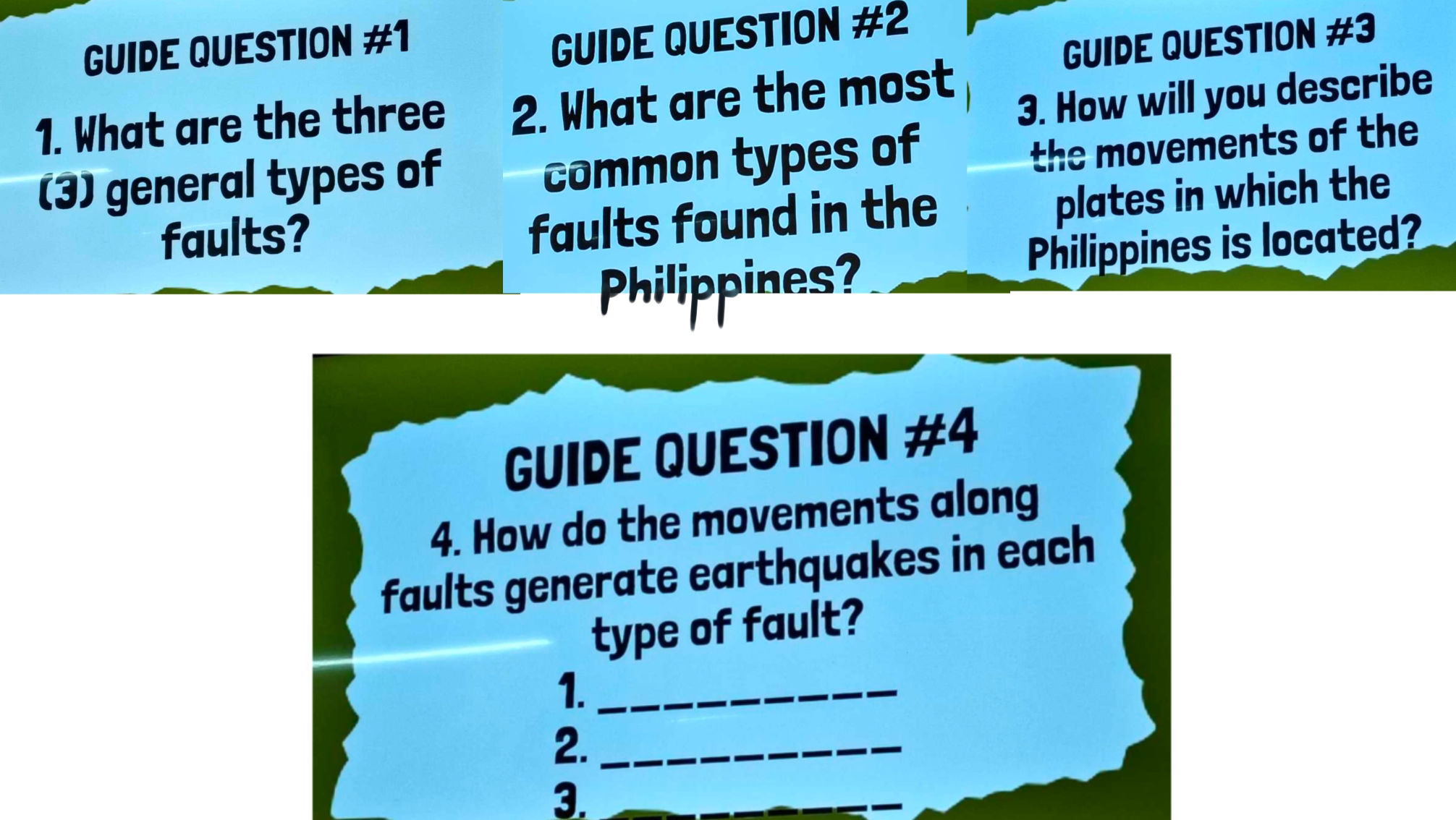 Fault Guide GUIDE QUESTION #1 1. What are the three (3) | StudyX