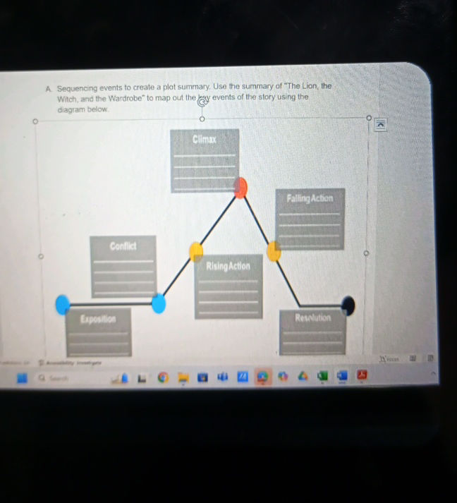 A Sequencing events to create a plot summary