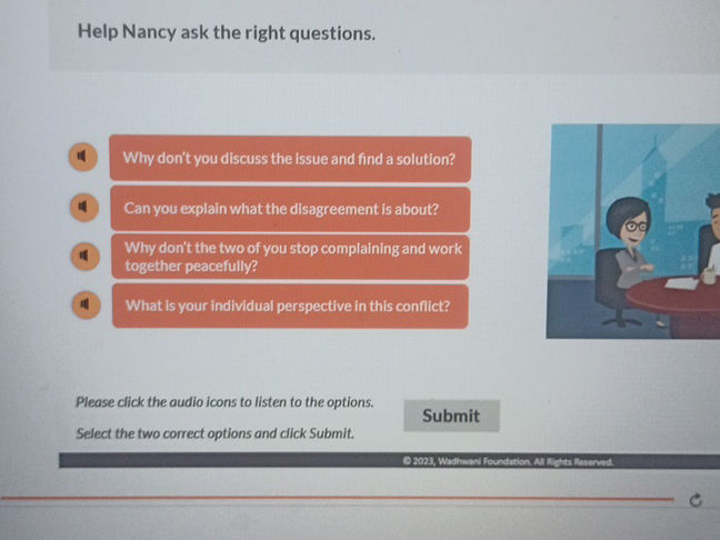 Help Nancy ask the right questions Why dont | StudyX
