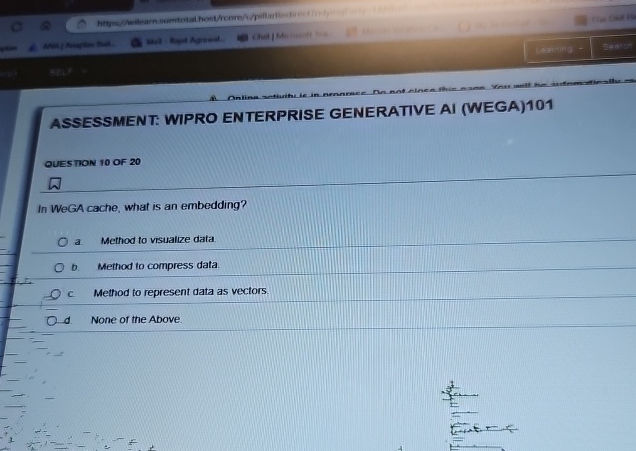 ASSESSMENT WIPRO ENTERPRISE GENERATIVE AI | StudyX