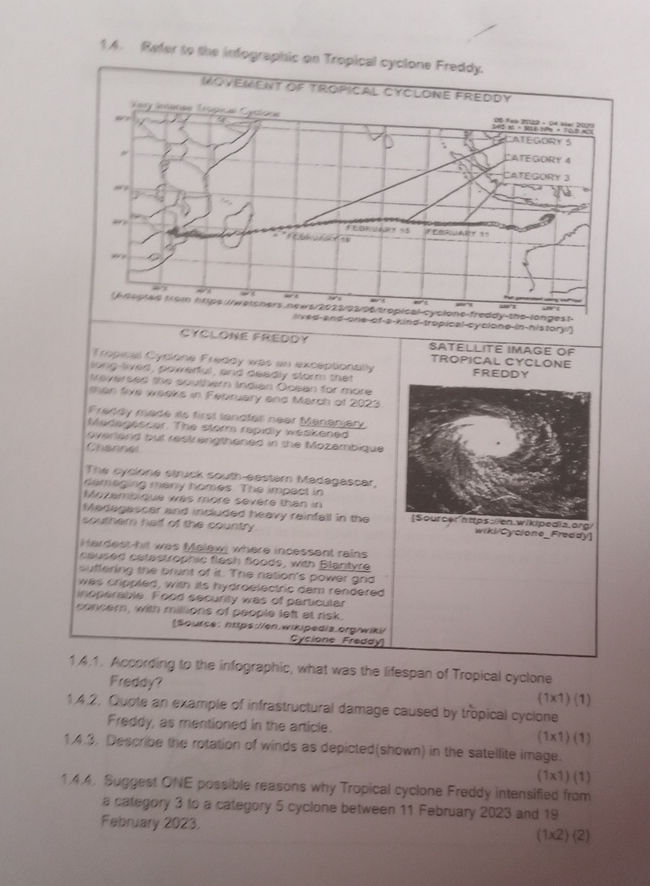 14 Refer to the infographic on Tropical | StudyX