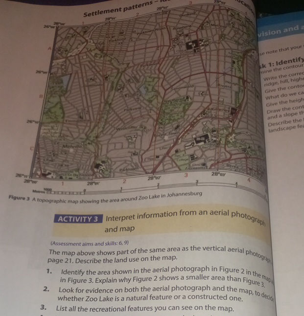 Map Photographic Features ACTIVITY 3 Interpret information from an