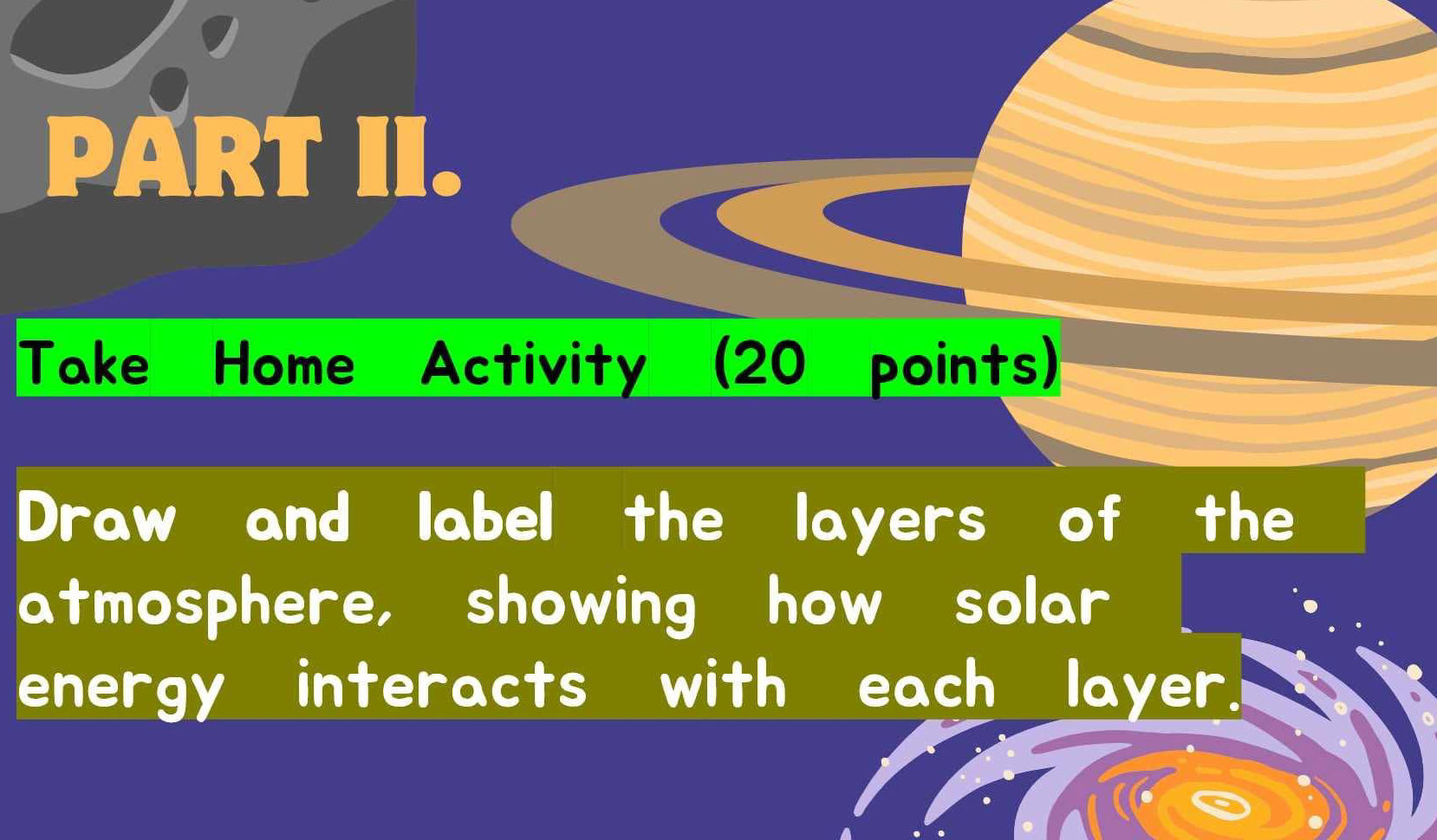 Draw and label the layers of the atmosphere, | StudyX