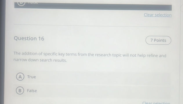 Question 16 7 Points The addition of | StudyX