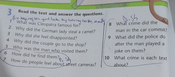 3 Read the text and answer the questions 1 | StudyX