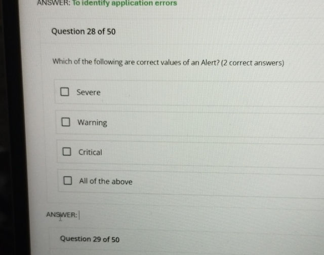 Which of the following are correct values of | StudyX