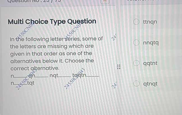Multichoice Type Question Examples Multi Choice Type Question In the following | StudyX