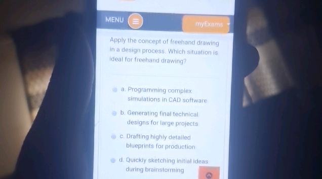 Apply the concept of freehand drawing in a