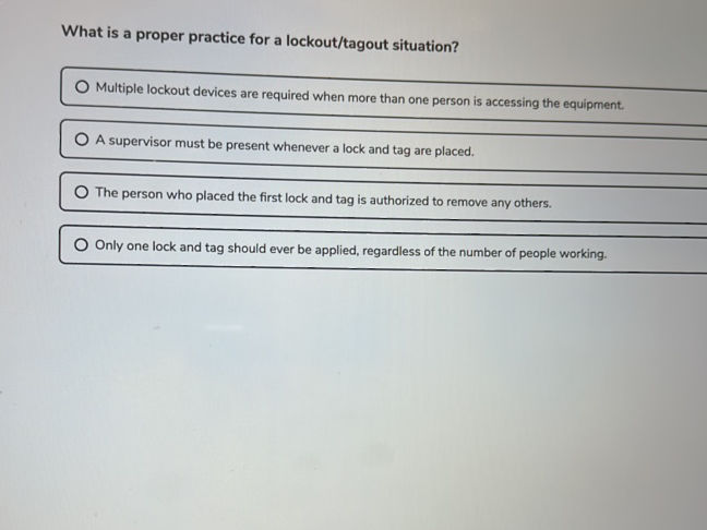 What is a proper practice for a | StudyX