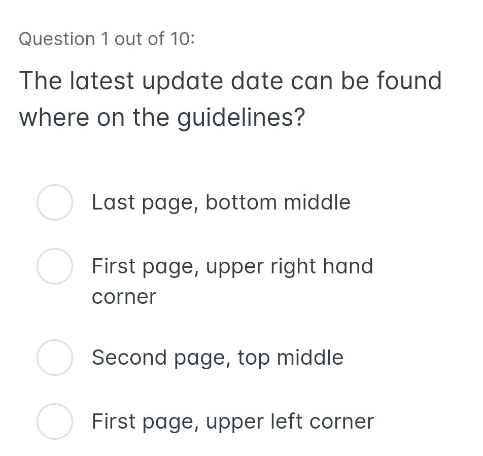 Updated Question Question 1 out of 10: The latest update | StudyX