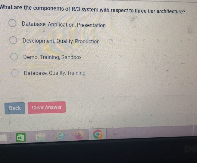 System R3 Building Blocks What are the components of R/3 system with