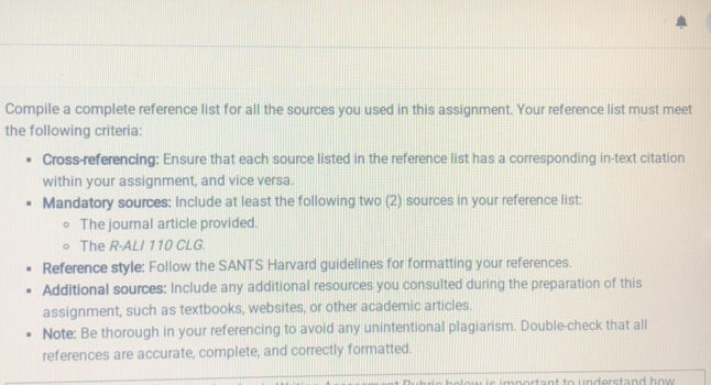 Compile a complete reference list for all