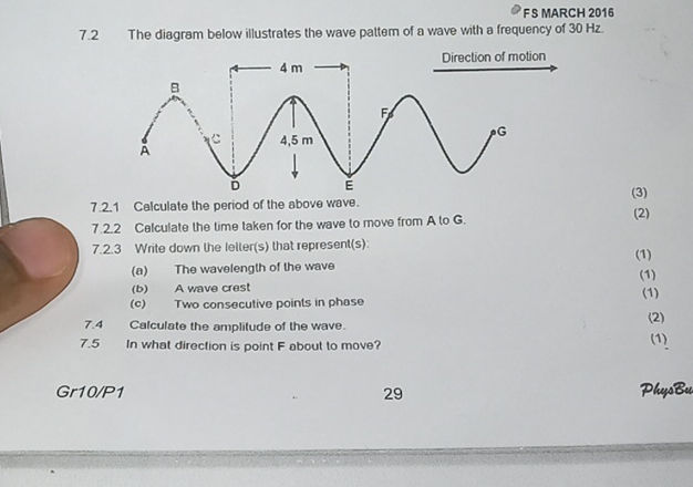 72 The diagram below illustrates the wave | StudyX