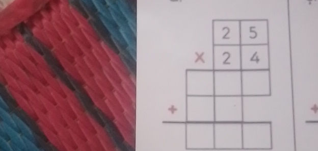 Calculate 25 times 24 using the grid method | StudyX