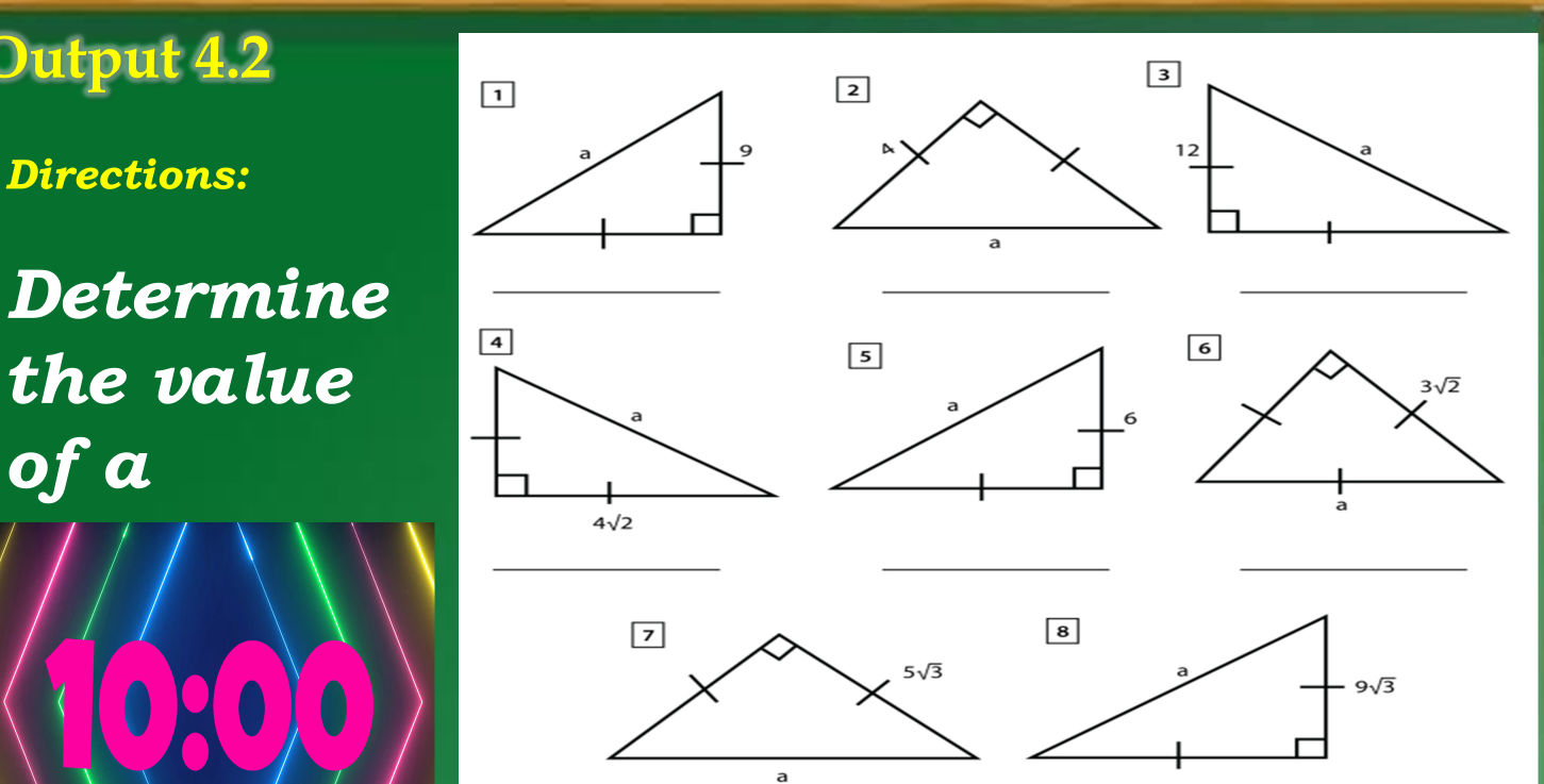 Determine the value of a 1. A right | StudyX