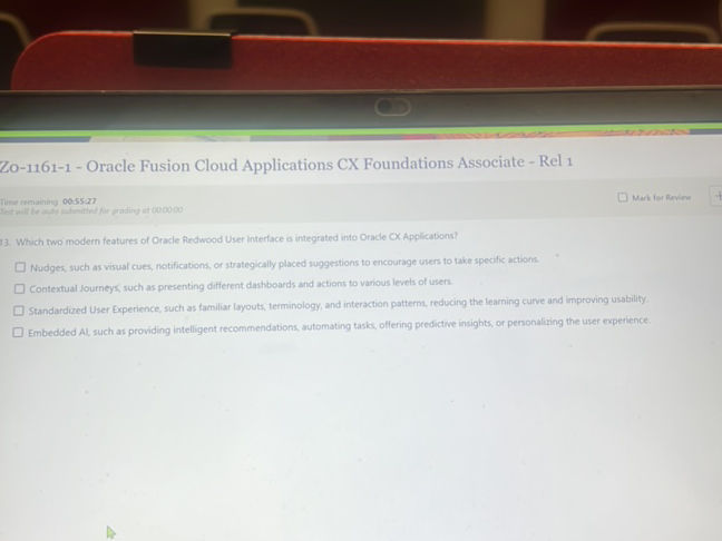 3 Which two modern features of Oracle | StudyX