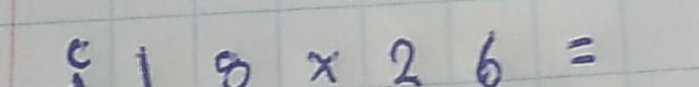 Multiplication Using Distributive 15 times 26