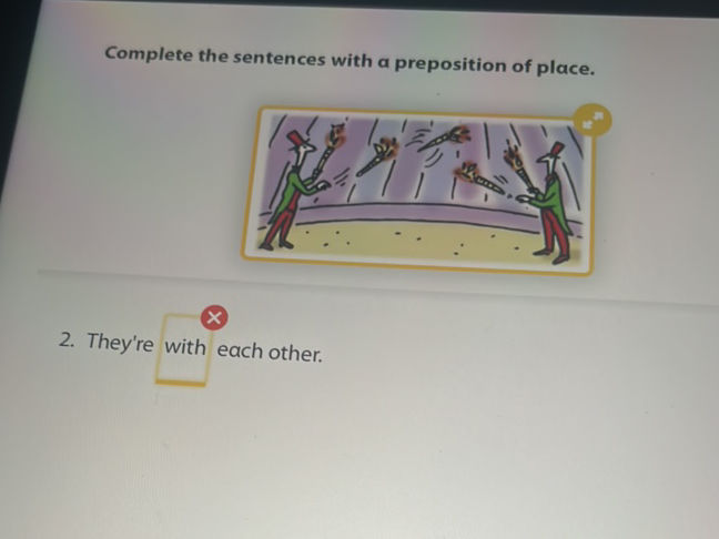 Complete the sentences with a preposition of | StudyX