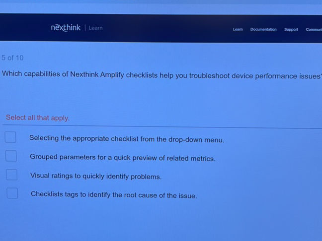 nexthink Learn Leam Documentation Support | StudyX