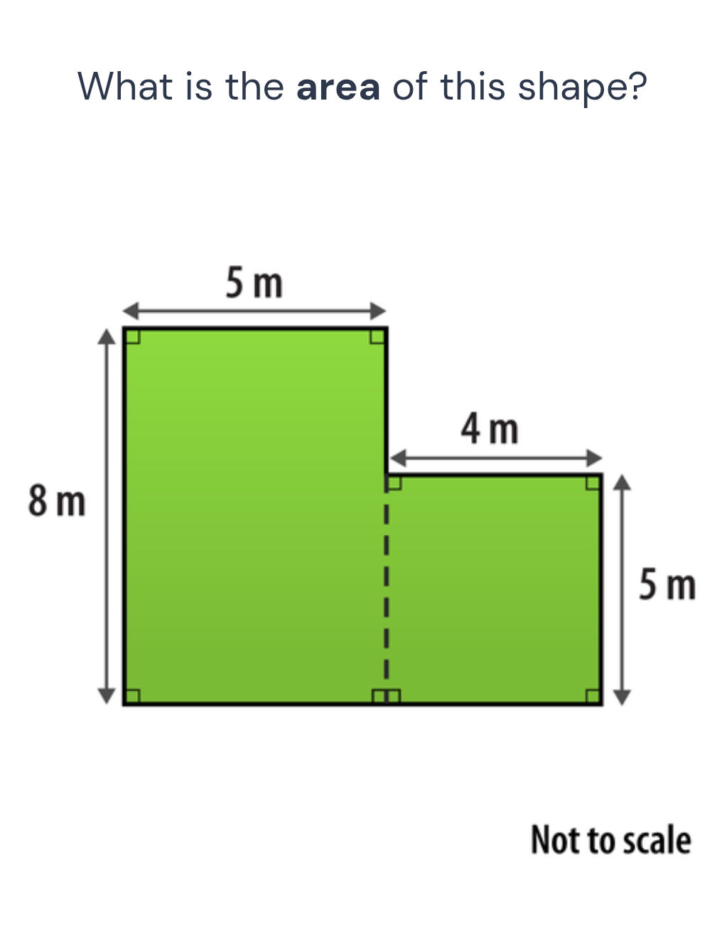 What is the area of this shape The shape is | StudyX